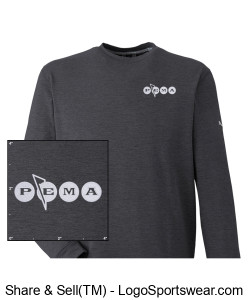 Puma Golf Men's Cloudspun Crew Grey Design Zoom